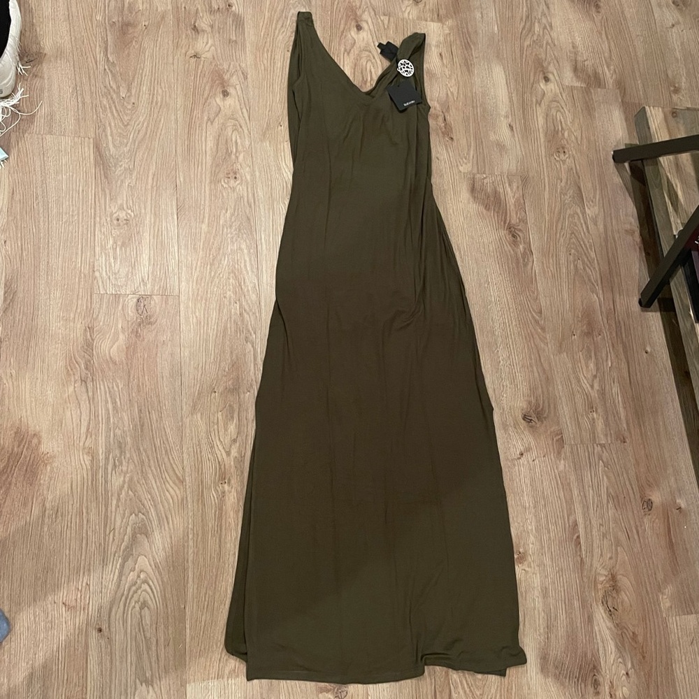 Army Green Maxi Dress